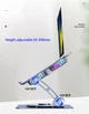 Подставка для ноутбука VHG S65 складная поворотная 360⁰C с вентилятором Rotatable Laptop Stand Silver - изображение 8