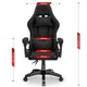 Компьютерное геймерское кресло Hell's Chair Rainbow Black ткань - изображение 3