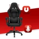 Компьютерное геймерское кресло Hell's Chair Rainbow Black ткань - изображение 7