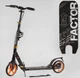 Самокат алюминиевый Best Scooter BS-98033 ручной дисковый тормоз, колеса PU, диаметр колес - 200мм, 2 амортизатора, подстаканник - изображение 1