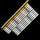LED підсвітка Samsung TV 40" 813mm 3V V5DU-400DCA-R1 V5DU-400DCB-R1 S_5U75_40_FL_L04 LM41-00117C 10pcs=1set - зображення 3