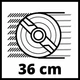 Газонокосарка електрична Einhell GC-EM 1500/36 (3400156) - зображення 9
