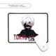 Коврик для мишки с оверлоком Токийский гуль Кэн Канэки лого-портрет(Tokyo Ghoul) (5962-3528-L) L - изображение 1