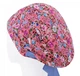 Медицинская шапочка женская HeadwearUniverse универсальная принт Полевые цветы на розовом - изображение 2