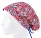 Медицинская шапочка женская HeadwearUniverse универсальная принт Полевые цветы на розовом - изображение 3