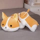 Мягкая Игрушка Собака Корги 60см, Подушка Обнимашка, Бежевый - изображение 9