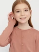 Детский кардиган для девочки Coccodrillo Basic Girl ZC2172201BAG 98 см Коричневый (5904706045929) - изображение 4
