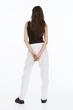 Штани льняні H&M 060954891_white M Білий - зображення 4