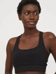 Топ жіночий спортивний H&M чорний M 0851774 - изображение 2