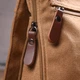 Маленькая функциональная мужская текстильная сумка Vintage коричневого цвета через плечо (bg212fash68) - изображение 11