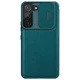 Кожаный чехол-книжка Nillkin Qin Pro Plain Camshield для Samsung Galaxy S22+ Зеленый - изображение 2