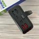 Power Bank Sunix PB-050 50000 mAh з 4 кабелями та швидкою зарядкою Black - зображення 6