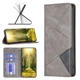 Чехол-книжка с кармашками UniCase Geometric Pattern для Xiaomi Redmi Note 13 Pro 4G - Grey - изображение 4
