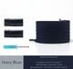 Эластичные плоские шнурки для обуви FASTLACES T9-7B Navy Blue - изображение 1