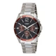 Наручные удобные часы Casio MTP-1374D-5AVВF Черные с красным/серебристым - изображение 7