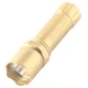 Ліхтар ручний Quantum QM-FL1042 Minik black+gold 3W LED з USB 2шт/уп, blister - зображення 3
