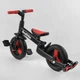 Велосипед-трансформер для дитини від 2 до 4 років Best Trike колеса PU 10'', батьківська ручка, знімні педалі 23031 - зображення 7
