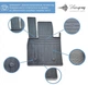 Резиновые коврики AD/AT (2 шт, Stingray Premium) для Iveco Trakker 2013- гг - изображение 2