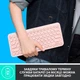Клавиатура беспроводная Logitech Wireless K380 for MAC UA Rose (920-010406) - изображение 6