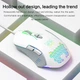 Мышь игровая компьютерная Onikuma CW902 White с RGB подсветкой, проводная - изображение 6