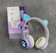 Беспроводные детские Bluetooth наушники Cat Ear VZV-23M с кошачьими ушками Фиолетовые - изображение 1