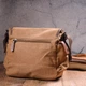 Функціональна чоловіча сумка з клапаном із текстилю 21249 Vintage Коричнева - зображення 3