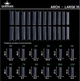 Гелевые типсы Дизайнер Арка L15 (240 шт/уп) прозрачные, для наращивания ногтей - изображение 2