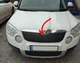 Зимняя накладка на решетку (верхняя, 2009-2013) Глянцевая для Skoda Yeti - изображение 2