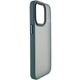 TPU+PC чехол Epik Metal Buttons для Apple iPhone 14 Pro (6.1") Зеленый / Dark Green - изображение 2