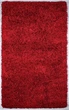 Пушистый прикроватный коврик Loca 6365 Red 80х150 см Красный - изображение 1