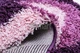 Пушистый прикроватный коврик Loca 9197 D.Purple овал 60х110 см Фиолетовый - изображение 5