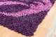 Пушистый прикроватный коврик Loca 9161 D.Purple 80х150 см Фиолетовый - изображение 3