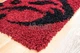 Пушистый прикроватный коврик Loca 9161 Red 80х150 см Красный - изображение 3