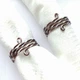Набір кілець для серветок YourHouse Twist Chocolate (4 шт.) T13665 - зображення 2