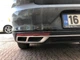Насадки на глушитель Carmos SD/SW (2019-2026, 3 шт, нержавейка) для Volkswagen Passat B8 - изображение 3