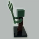 Конструктор фигурка iBlock Утопленник Майнкрафт Drowned Minecraft&nbsp;5.5 см - изображение 2