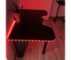 Стіл з LED RGB підсвічуванням комп'ютерний геймерський ігровий DROM Lite Black + підставка під ПК - зображення 3