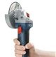 Аккумуляторная бесщеточная угловая шлифмашина Bosch Professional GWS 180 LI + 1аккумуляторная батарея 4 Амп.час GBA 18V, зарядное устройство GAL 18V-40, кейс (06019H9025) - изображение 12