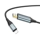 Кабель Hoco UA15 Lightning to HDMI (2 метра, 1080p HD, нейлоновая оплетка) - Серый - изображение 2