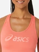 Спортивный топ для бега женский ASICS Core Asics Logo Bra c-2012C573-700 XS Розовый (4550456328891) - изображение 3