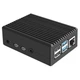 Корпус для Raspberry Pi 4 алюмінійовий чорний (RA759) - зображення 1