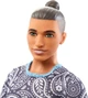 Лялька Барбі Кен Модник у футболці та шортах Barbie Ken Fashionistas Doll #191 HJT09 - зображення 4