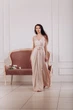 Шелковое платье FashionYouWant XXL бежевый 43425342 - изображение 3