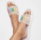 Шлепанцы Guess Lana Logo Slide Sandals белые 36 размер - изображение 5