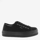 Tenisówki damskie na platformie Victoria Barcelona Lona Piso Negro 109201-10 39 25.3 cm Czarne (8433101443025) - obraz 1