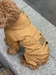 Дощовик з кишенею для собак Dogs Bomba коричневий, розмір 3 - зображення 2