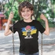 Футболка детская Fruit of the Loom с принтом собака Патрон 128 см Черная - изображение 2