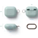 Чехол для наушников с карабином Elago Hang Silicone Case for Airpods 3rd Gen, Mint (EAP3HG-HANG-MT) - изображение 5