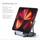 Хаб - адаптер Satechi Aluminum Stand Hub for iPad Pro, Space Gray - изображение 6