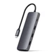 Хаб-адаптер Satechi Aluminum Type-C Hybrid Multiport Adapter, Space Gray (ST-UCHSEM) (без SSD) - изображение 2